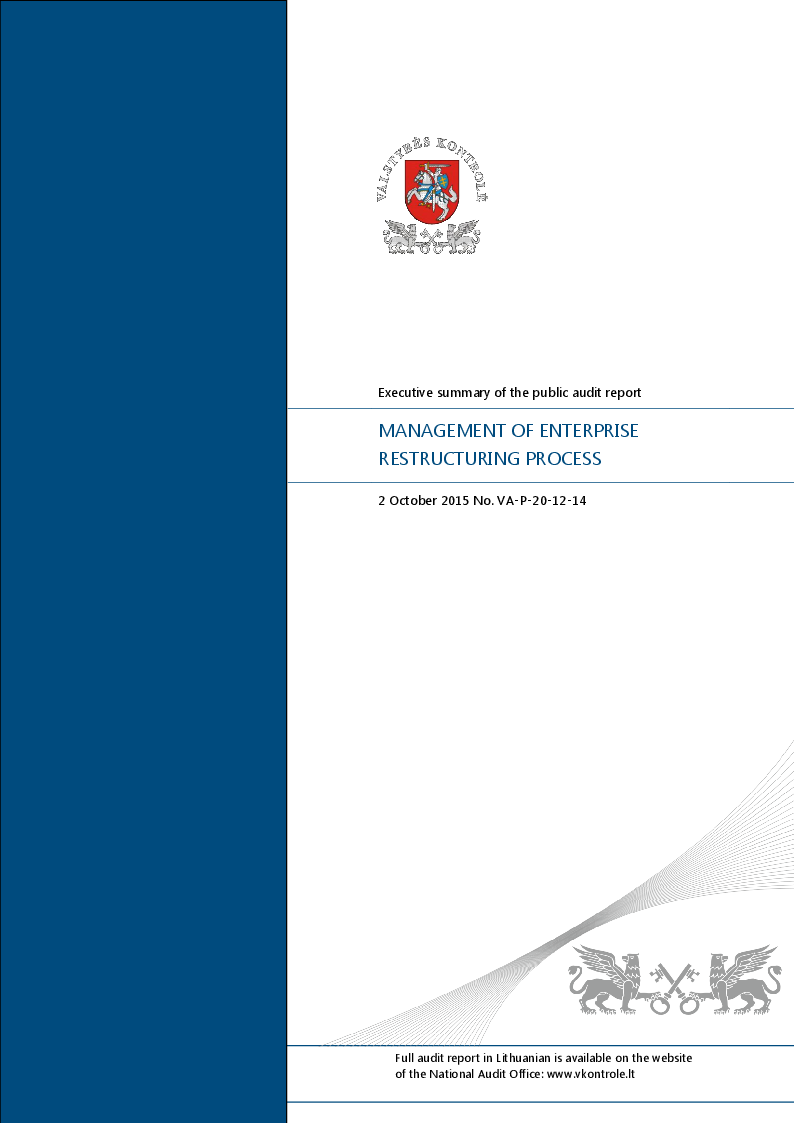 Management of Enterprise Restructuring Process