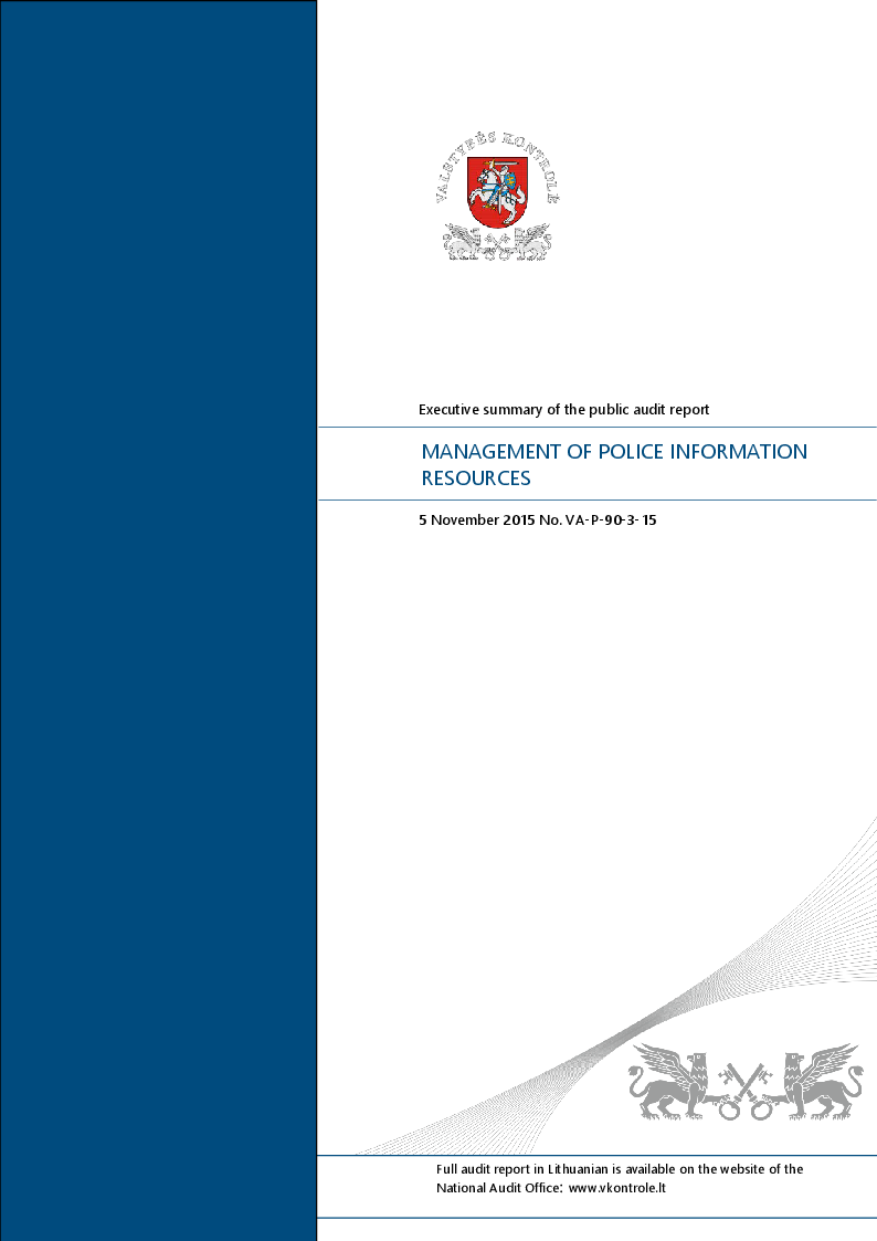 Management of Police Information Resources