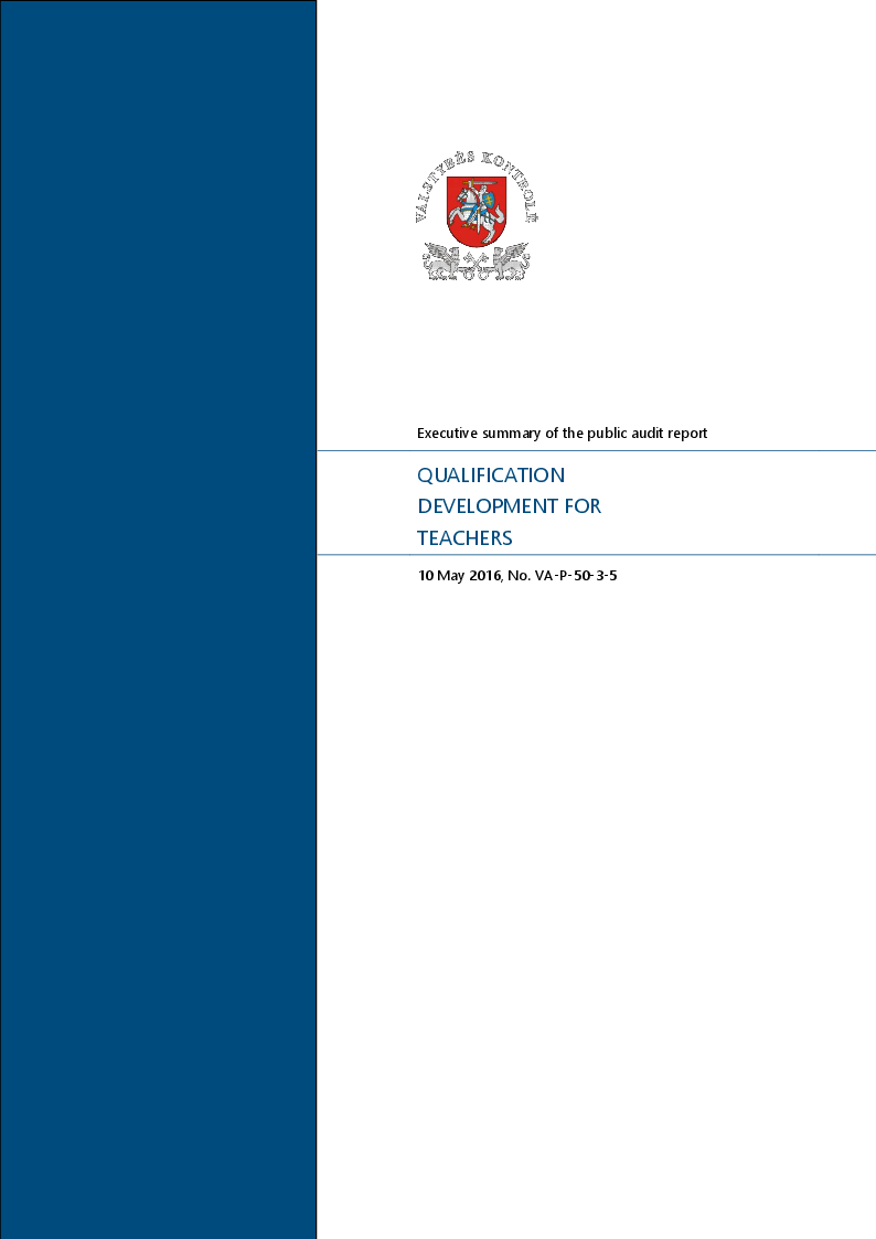 Qualification Development for Teachers