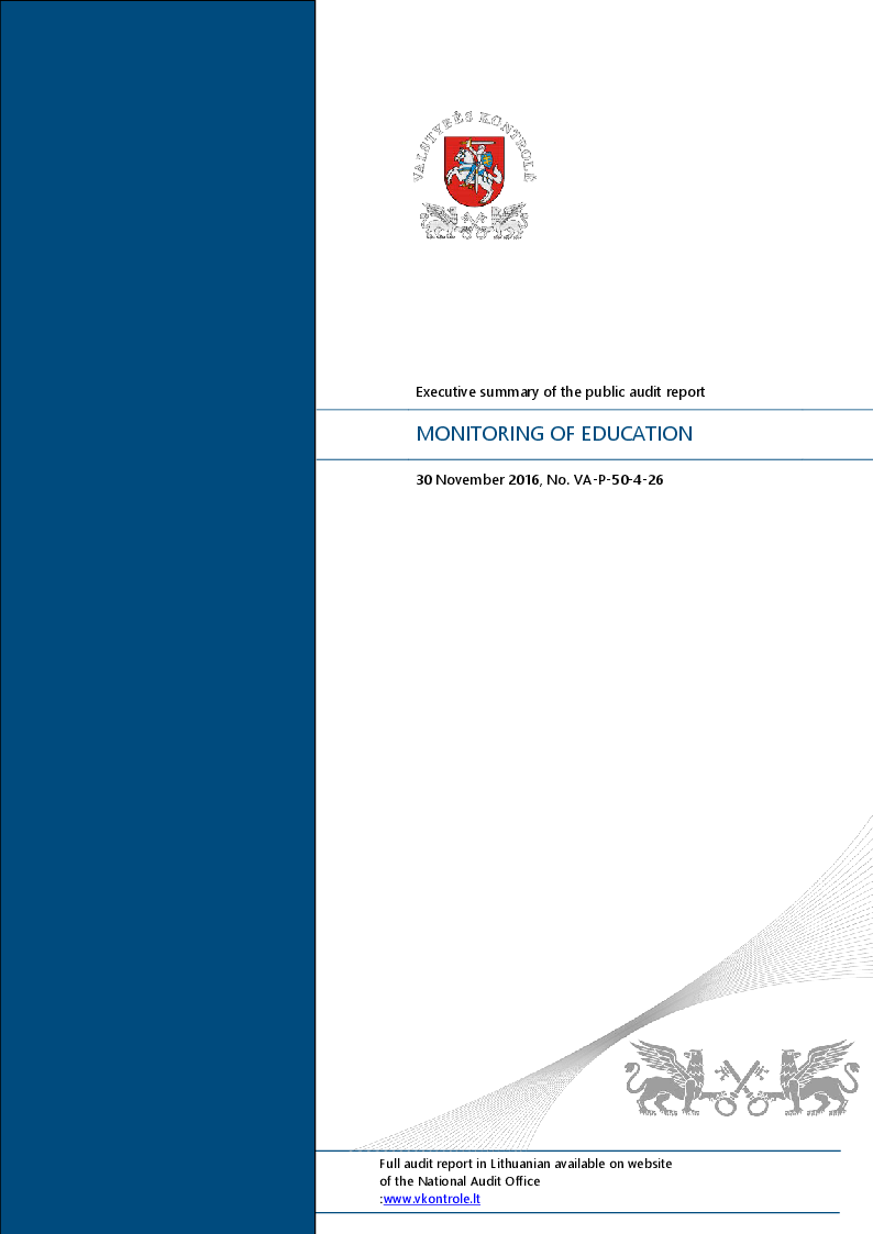 Monitoring of Education