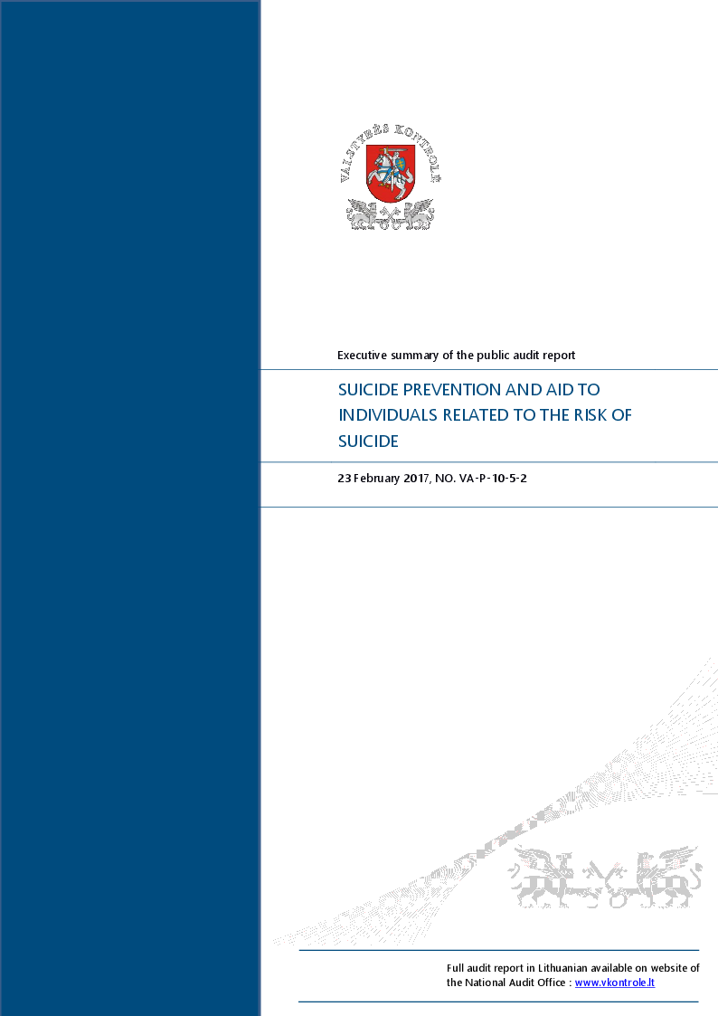 Suicide Prevention and Aid to Individuals Related to the Risk of Suicide
