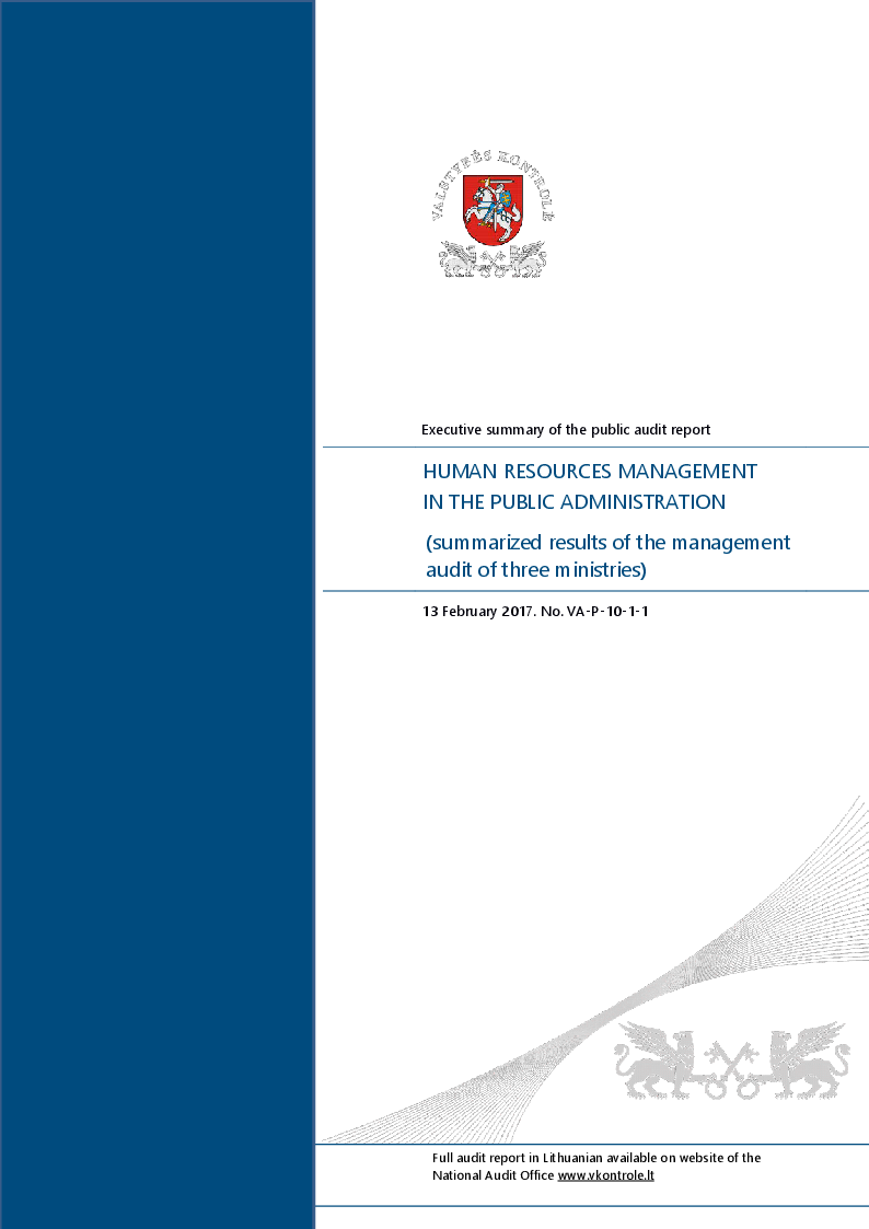 Human Resource Management in Public Administration Institutions