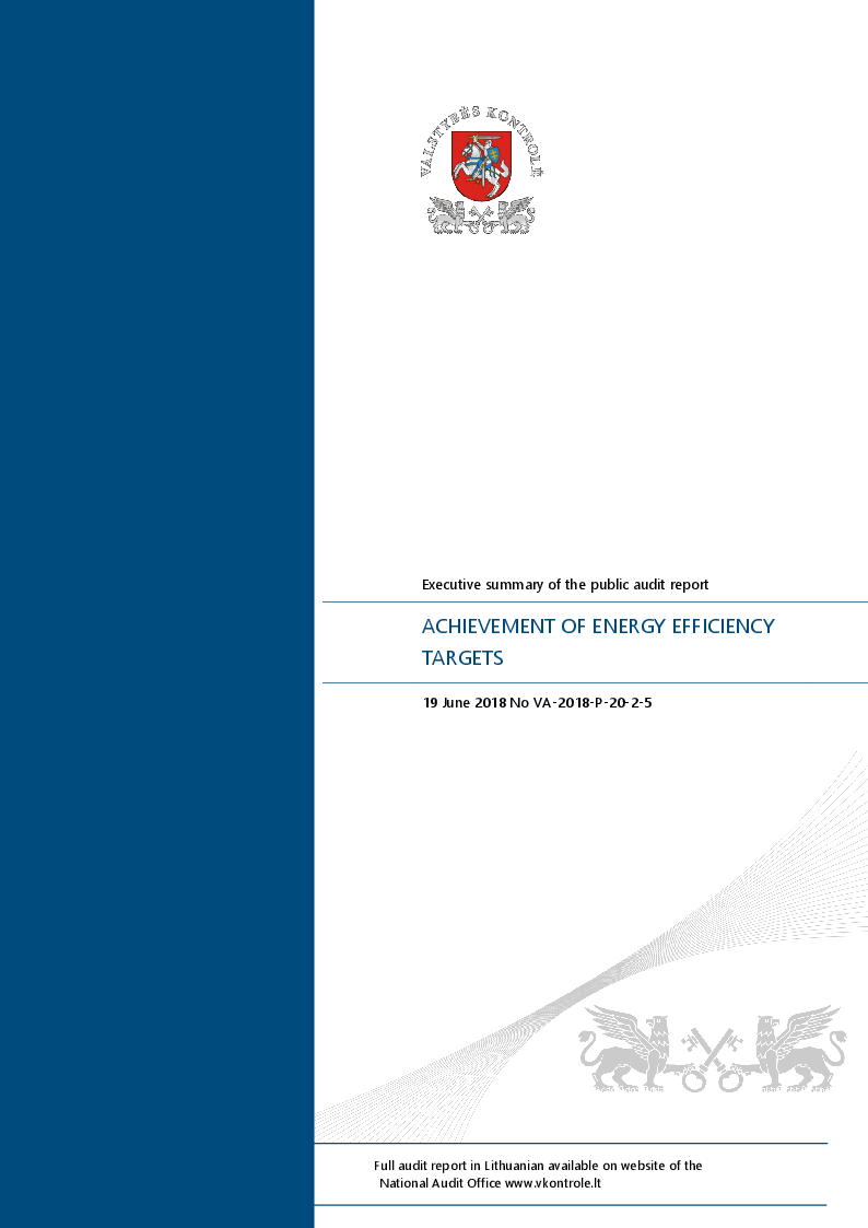 Achievement of Energy Efficiency Targets