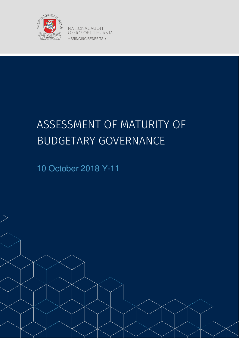 Assessment of Maturity of Budgetary Governance