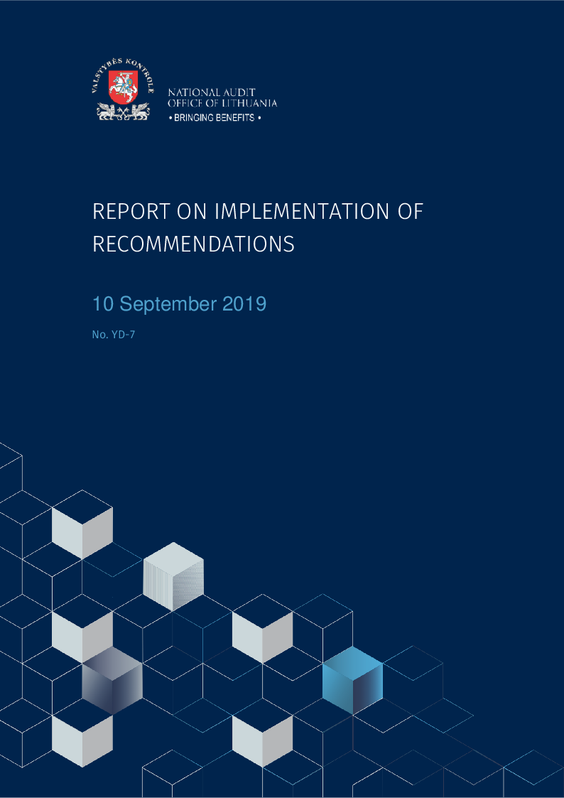 Report on Implementation of Recommendations