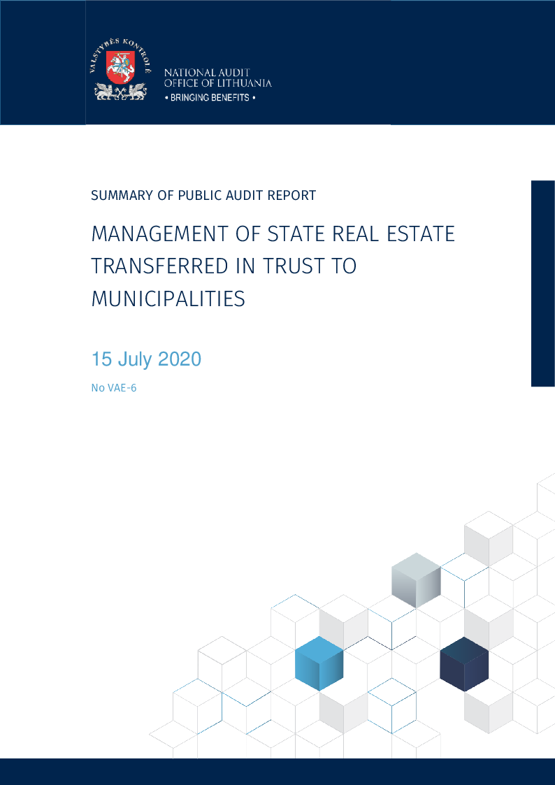 Management of State Real Estate Transferred in Trust to Municipalities