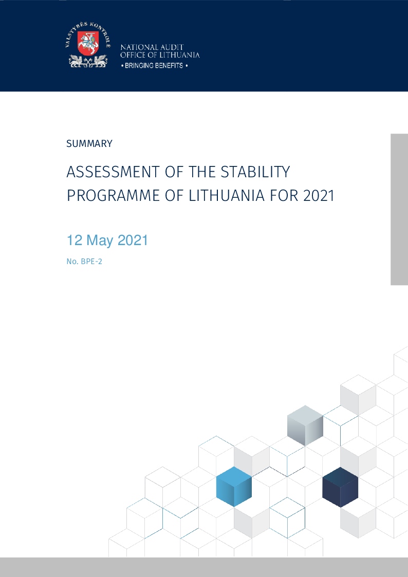 Assessment of the stability programme of Lithuania for 2021