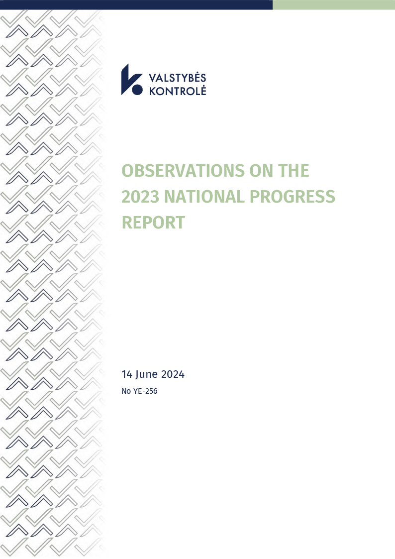 Observations on the 2023 national progress report