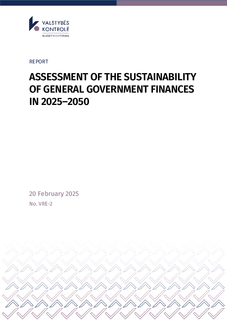 Assessment of the Sustainability of General Government Finances in 2025–2050