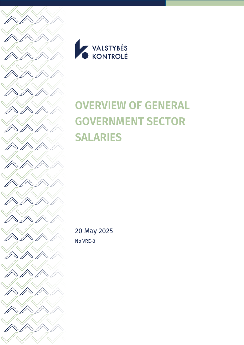 Overview of general government sector salaries