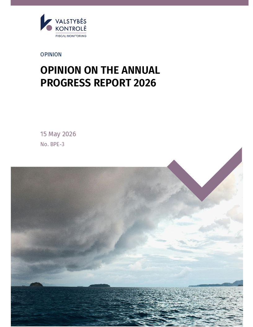Opinion on the Annual Progress Report 2026