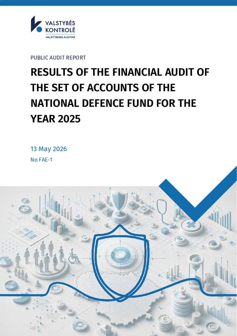 Results of the financial audit of the set of accounts of the National Defence Fund for the year 2025