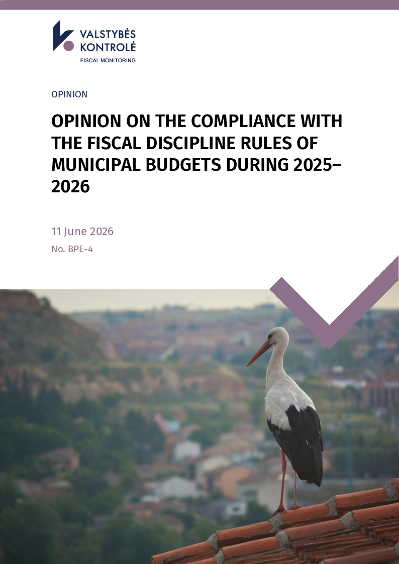 Opinion on the compliance with the fiscal discipline rules of municipal budgets for 2025–2026