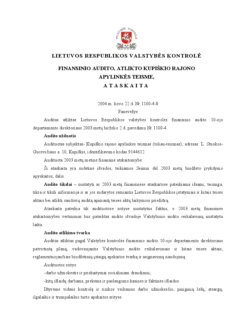 Kupiškio rajono apylinkės teismas