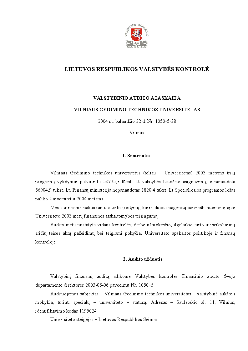 Vilniaus Gedimino technikos universitetas