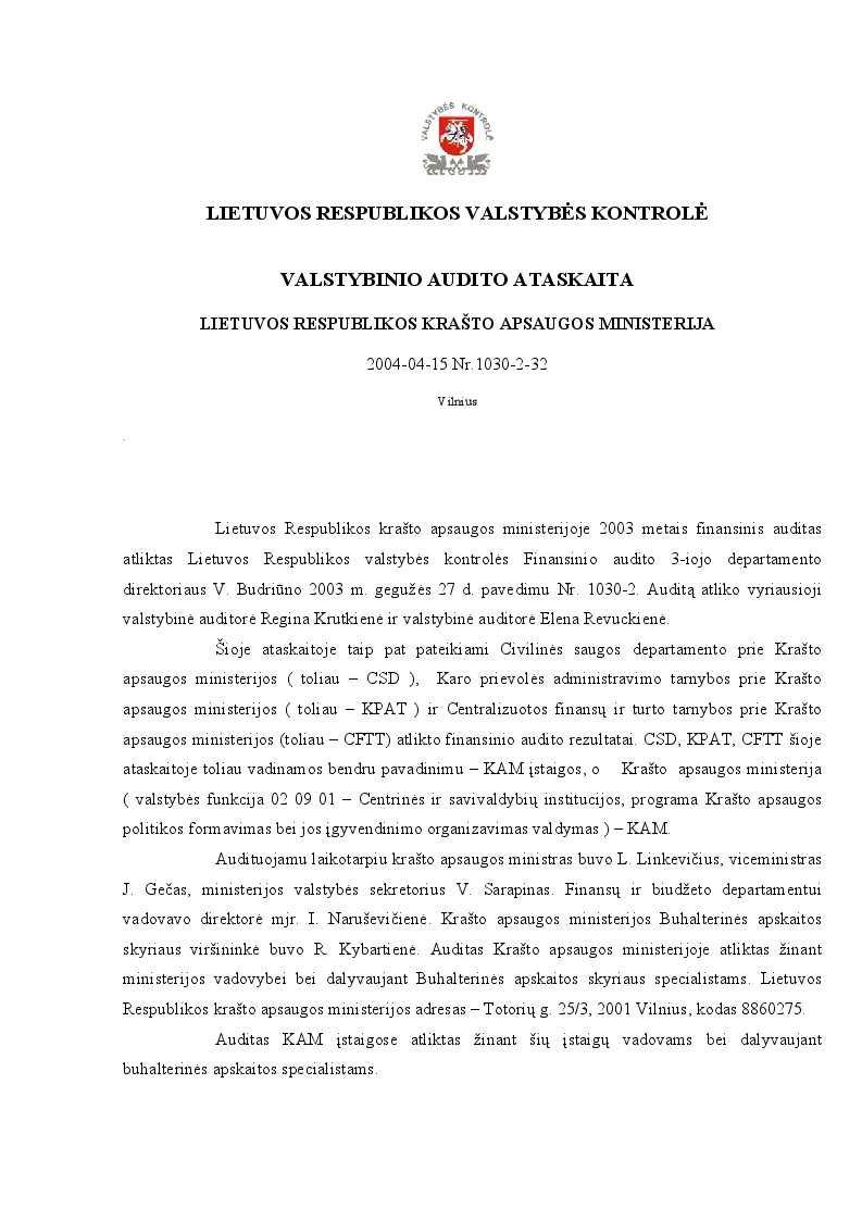 Lietuvos Respublikos krašto apsaugos ministerija