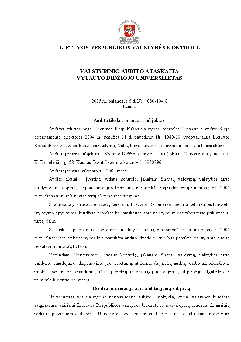 Vytauto Didžiojo universitetas