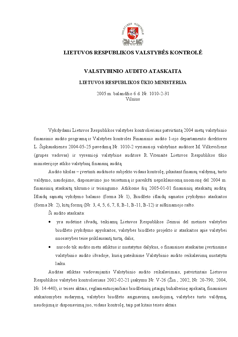 Lietuvos Respublikos ūkio ministerija