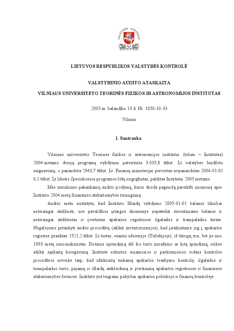 Vilniaus universiteto Teorinės fizikos ir astronomijos institutas