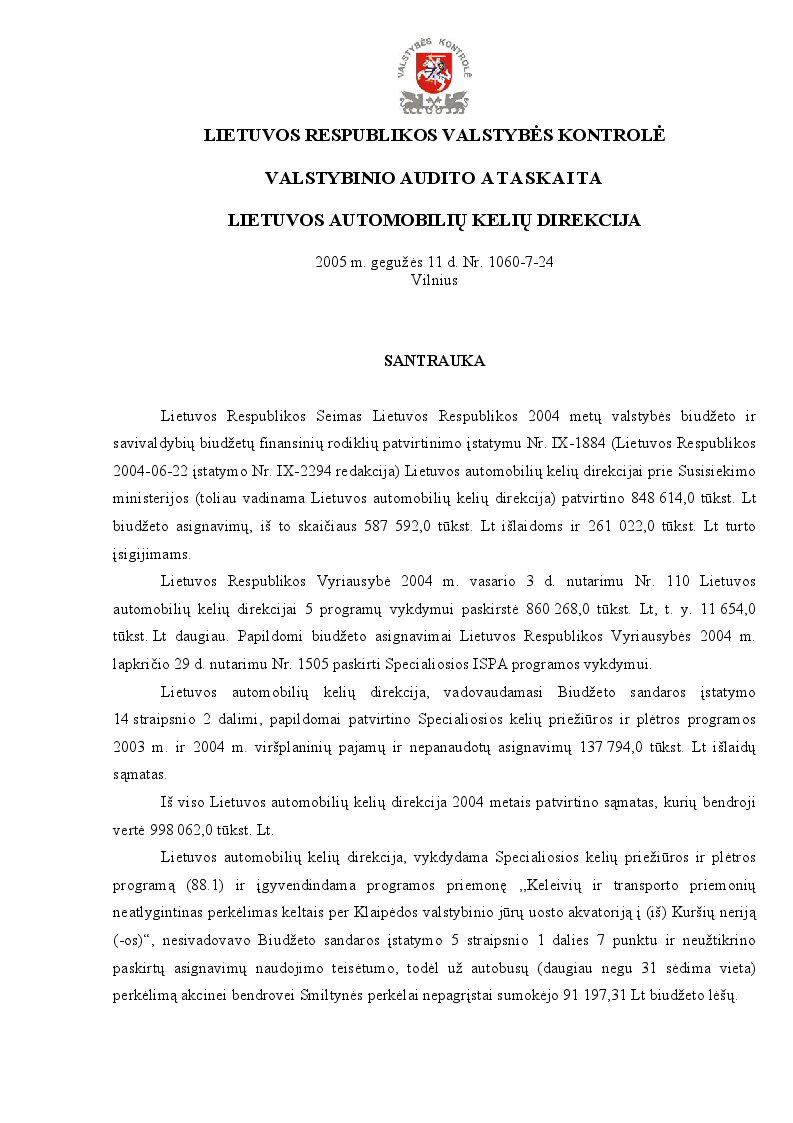 Lietuvos automobilių kelių direkcija