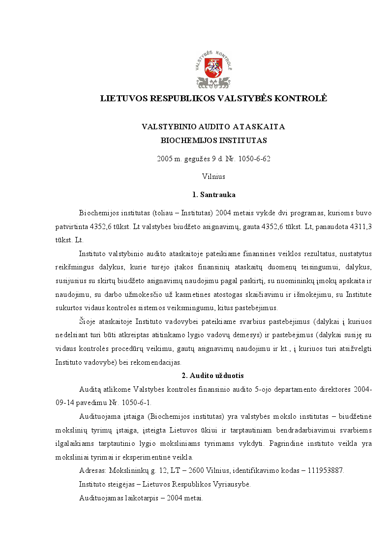 Biochemijos institutas