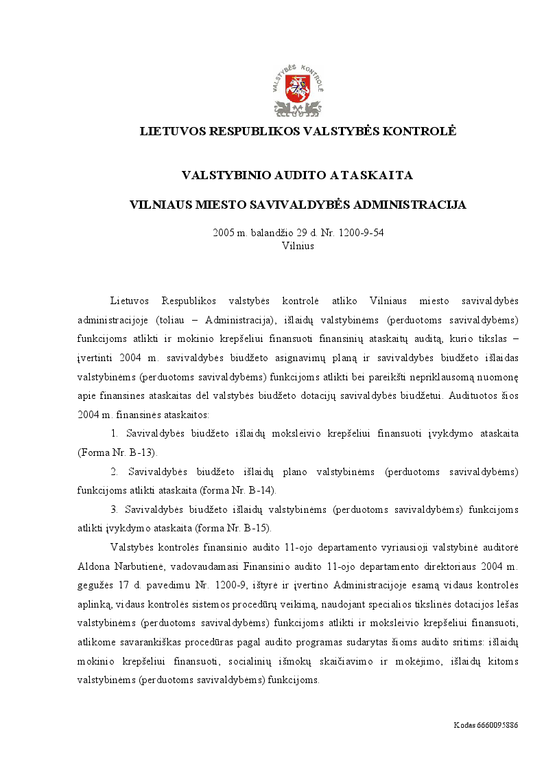 Vilniaus miesto savivaldybės administracija