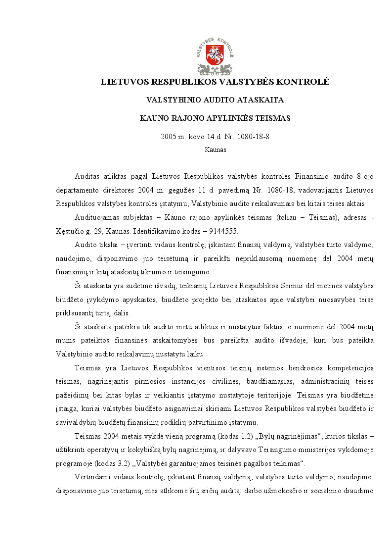Kauno rajono apylinkės teismas