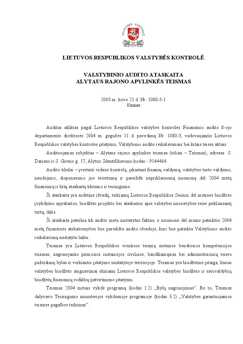 Alytaus rajono apylinkės teismas