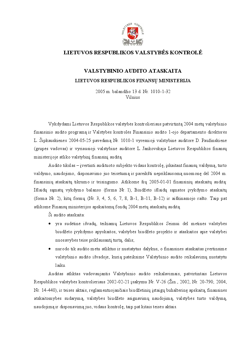 Lietuvos Respublikos finansų ministerija