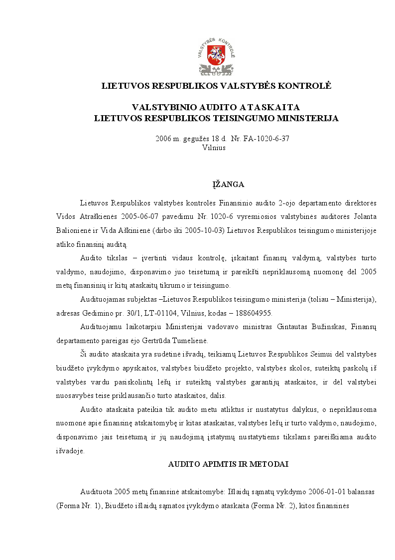 Lietuvos Respublikos teisingumo ministerija