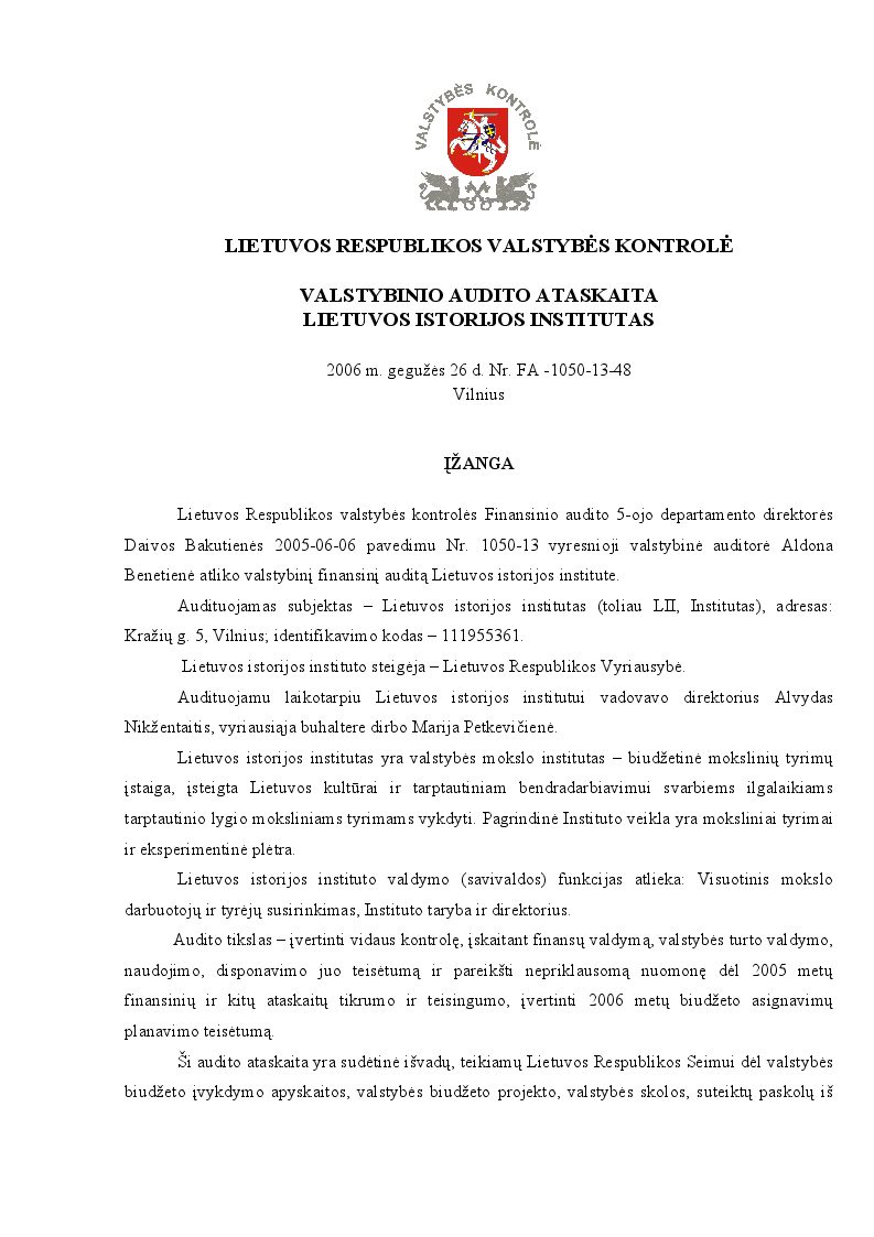Lietuvos istorijos institutas