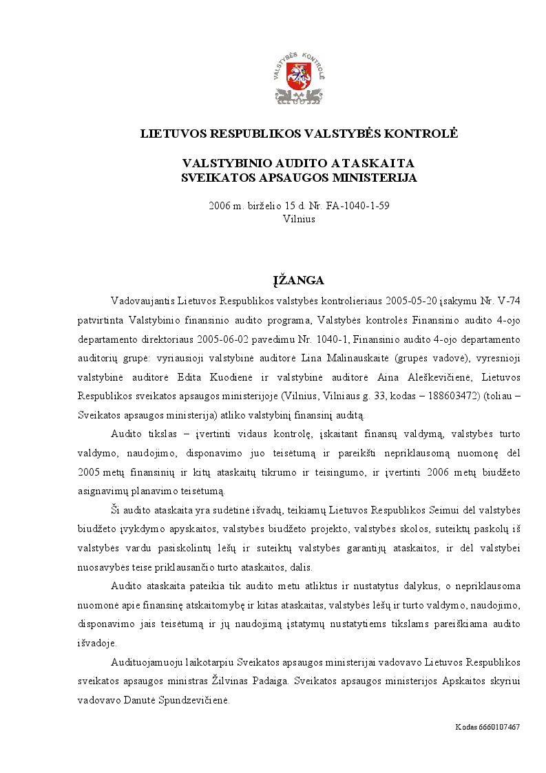 Sveikatos apsaugos ministerija