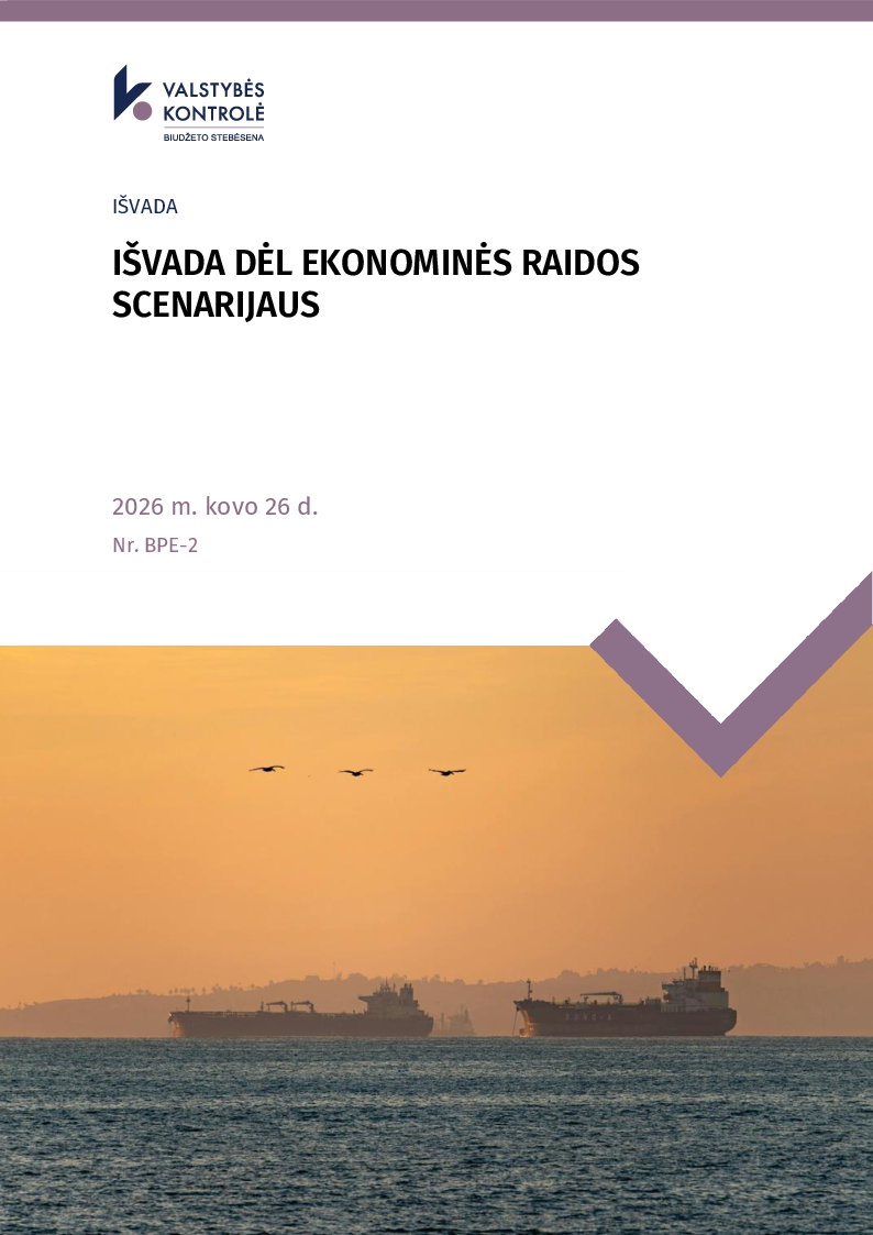 Išvada dėl ekonominės raidos scenarijaus