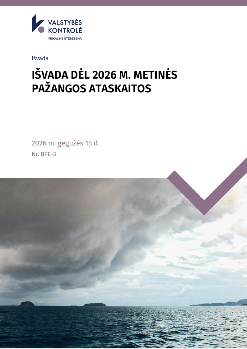 Išvada dėl 2026 m. metinės pažangos ataskaitos