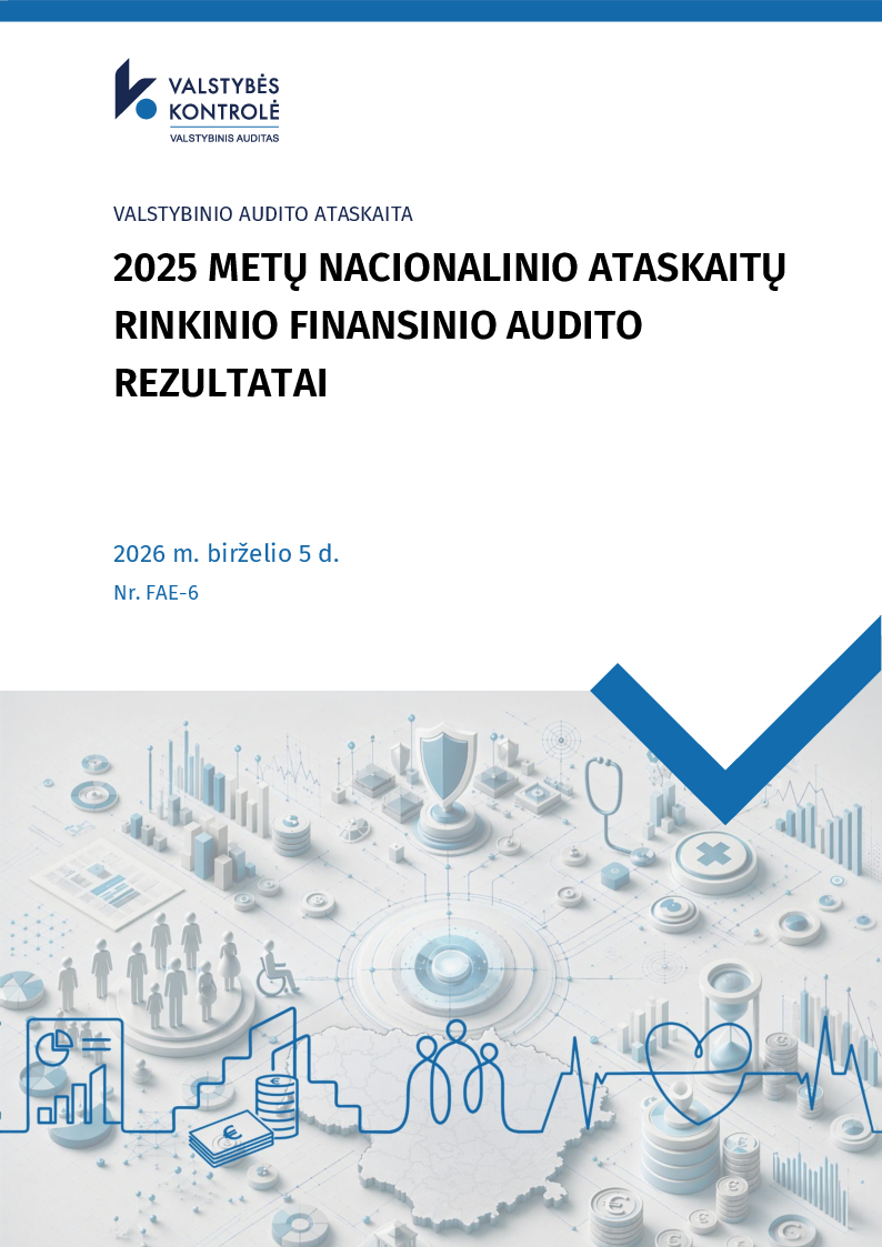 2025 metų nacionalinio ataskaitų rinkinio finansinio audito rezultatai