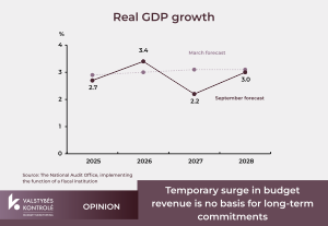 Picture for National Audit Office: temporary surge in budget revenue is no basis for long-term commitments