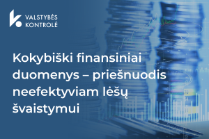 Iliustracija pranešimui spaudai Valstybės kontrolė: viešojo sektoriaus institucijos iki kovo mėnesio dar turi galimybę ištaisyti ankstesnių metų apskaitos klaidas