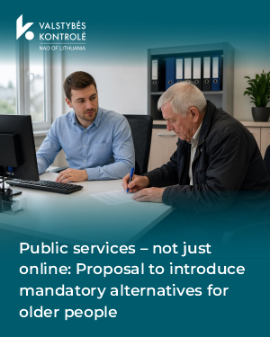 Picture Public services – not just online: Proposal to introduce mandatory alternatives for older people